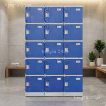 HN-TG3 Dark Blue ABS Plastic Lockers for Toronto Gyms, Rust-proof Modular Design With Smart RFID Lock & Waterproof Finish,OEM/ODM Supported thumbnail-1