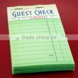 Restaurant Guest Checks With Carbonless Book