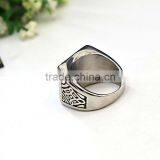 Fashion Jewellery Gothic Fashion Handmade Men's Silver Ring thumbnail-3