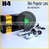 All in one! 12V 35W H4 Pro Lens, HID Xenon H/L Lamp, Express Wholesale Car/Auto H4 light, H4 Mini Projector Lens Light