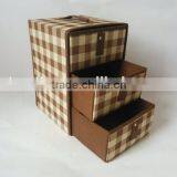 2015 New Year Laundry Small Floding Bamboo Canvas Storage Bins thumbnail-6