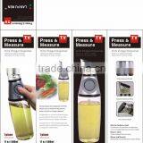 Kitchen Press And Measure Oil Vinegar Dispenser Quality Choice thumbnail-2