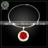 Luxury Red Rose Design African Jewelry Wholesale thumbnail-3