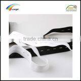 1cm 25cm White/black Woven Elastic Webbing Belt With Button Hole Elastic Band thumbnail-5