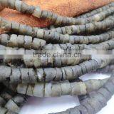 We Have A,AA,AAA and Natural Labradorite LongDrilled Rough Coin Beads , Loose Semi Lapis Rough Coins thumbnail-3
