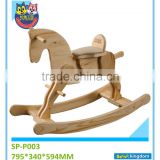 Made in Shenzhen Wooden toy horse, wooden rocking horse