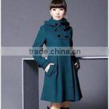 2014 Women's New Cotton-padded Slim MD-LONG Loose Coats Overcoats Parka Quality Choice thumbnail-3