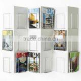 Pine Wood Brochure Holder Floor Display Stand