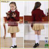 Presley OEM Kids Uniforms for Kindergartenchildren Blouse and Skirt Uniform Children School Blazer thumbnail-3