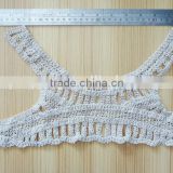 fashion design cotton crochet neck patch AP5244