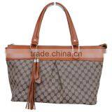 2011 SUMMER LATEST design fashion canvas lady handbag