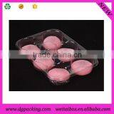 High Standard Square Clear Plastic Dessert Box With 9 Compartments Divides thumbnail-3