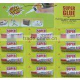 hot sales 3g super glue 502 in alumunum tubes