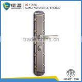 Simple design zinc plated stainless steel lever door handle door lock indoor handle