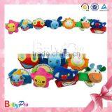 Customized Different Cartoon Design Baby Rattle Toys Bell Toy Soft Cloth Baby Rattle thumbnail-2