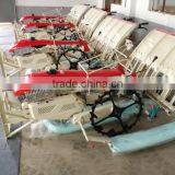 Two paddy wheel rice transplanter