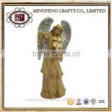 Set of 4 Glod Resin Angel Play Musical Instruments