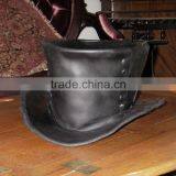 Leather Steampunk Top Hat New One thumbnail-1