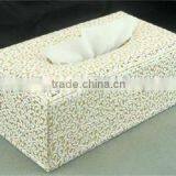 Elegant PU Paper Towel Box,2015 New-style Paper Tissue Box