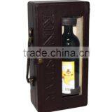 Customized PU Leather Wine Packaging Box With Opener Tools thumbnail-4