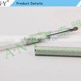 ANY 2016 New Design Acrylic Handle With Diamond Inside Oval Imported Nylon Hair Nail Art Gel Brush Pure Color Hot Sale thumbnail-4