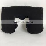 High Quality Printing Black Inflatable U-shape Neck Travel Pillow thumbnail-2