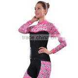 sublimation printing women long sleeves road bike jersey monton cycling wear KCY010
