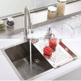 HOUSESTAR HOT SELLING Handmade Kitchen Sink Stainless Steel Rice Colander thumbnail-5