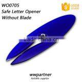 Plastic Oval Shaped Letter Opener without Metal Blade