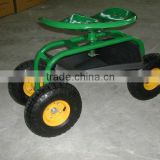 rolling tool cart /tractor scoot/swivel trator seat