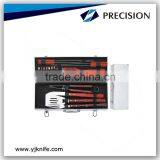 18pcs Big Size Wood Handle BBQ Set With Aluminum Suitcase thumbnail-1