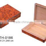High Glossy Finish Wooden Cigar Humidor, Hot Sale Empty Cigar Boxes thumbnail-1