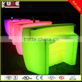 RGB Light Colours Changing Bar Furniture Modern LED Counter illuminated Table For Club and Bar