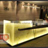 Modern Spa Round Curved Reception Desk Bar Counter Design thumbnail-3