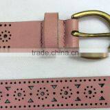 Women's Burned Perforated Jeans Garment Belt for Trousers thumbnail-3