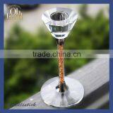 Wholesale Crystal Candle Holders/ Glass Handle/ Hurricane Candle Holders thumbnail-1