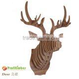 Animal Shape Wood Art Craft for Wall Hanging Home Decoration thumbnail-2