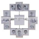 Fashion Wall Clock With 12 Photo Frames 2015
