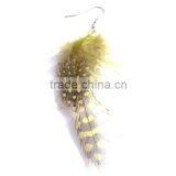 Fashion Silver Feather Cheap Earrings