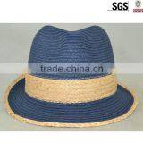 Summer Contrast Paper Straw Hat