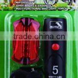 2015hot Sale Bicycle Front Light+rear Light Set 5LED Super Bright Light Set Bicycle Light Set thumbnail-1
