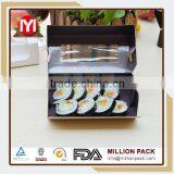 Factory Direct Sales Separated Sushi Container With Lid,Tailor Made Paper Sushi Box
