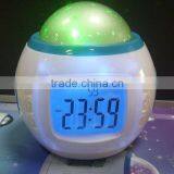 Starry Sky Projection Led Music Desktop Digital Alarm Clock