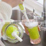 Nano Deep Handheld Kitchen Plastic Long Handle Wash Cup Silicone Cleaning Bottle Brush thumbnail-3
