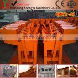 Branch in Nairobi Easy Operation Small Brick Manufacturing Machine Manual Clay Interlocking Block Shaping Construction Equipment thumbnail-2