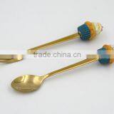 Cute Design EU Standard Stainless Steel Sugar Spoon Dessert Spoon thumbnail-2