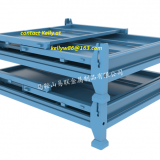 Foldable Stackable Steel Storage Box Cage Metal Bin Container thumbnail-3