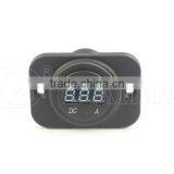 Car DC Digital Power Outlet Automotive Ammeter Socket thumbnail-2