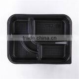 5-Compartments Disposable Plastic PP Bento Lunch Box ,Food Container thumbnail-3