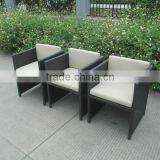 A - High-end Grey Rattan Wicker Furniture Dinning Set CF829-2 thumbnail-4